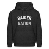 Raider Nation Men's Hoodie - charcoal grey