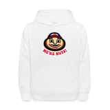 Brutus We'reNuts! Kids' Hoodie - white