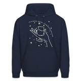 Delicate Make me a Drink Men's Hoodie - navy