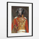 Edward - Custom Royal Pet Portrait Framed