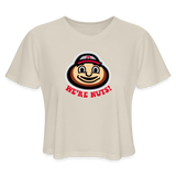 Brutus We're Nuts! Women's Cropped T-Shirt - dust