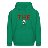 THE with Buckeye Leaf Men's Hoodie - kelly green