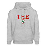 THE with Buckeye Leaf Men's Hoodie - heather gray