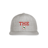 THE with Buckeye Leaf Snapback Baseball Cap - heather gray