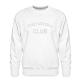 Sheepadoodle Club Men’s Premium Sweatshirt - white