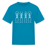 OHIO Skeletons Kids' T-Shirt - turquoise