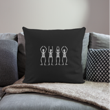 OHIO Skeletons Throw Pillow Cover 18” x 18”