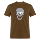 Skull BuckEYES Unisex Classic T-Shirt - brown