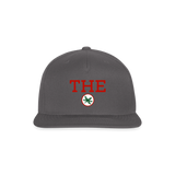 THE with Buckeye Leaf Snapback Baseball Cap - dark grey