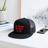 Be Naughty Save Santa the Trip Trucker Hat