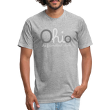 O hi o the friendliest state Fitted Cotton/Poly T-Shirt by Next Level