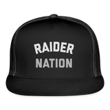 Raider Nation Trucker Cap - black/black