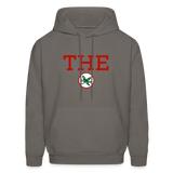 THE with Buckeye Leaf Men's Hoodie - asphalt gray