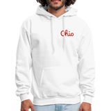 Buckeye Helmet Stripes and Leaves Men's Hoodie