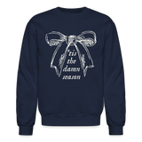 'Tis the damn season Crewneck Sweatshirt - navy