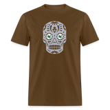 Sugar Skulls BuckEYES Unisex Classic T-Shirt - brown