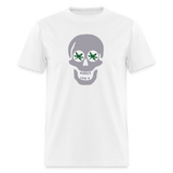 Skull BuckEYES Unisex Classic T-Shirt - white