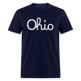 Script Ohio Unisex Classic T-Shirt - navy