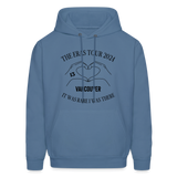 The Eras Tour 2024 It was rare. I was there. Vancouver Men's Hoodie - denim blue