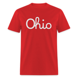 Script Ohio Unisex Classic T-Shirt - red