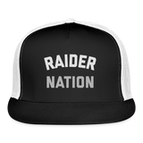 Raider Nation Trucker Cap - black/white