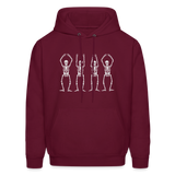 OHIO Skeletons Men's Hoodie - burgundy