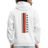 Buckeye Helmet Stripes and Leaves Men's Hoodie