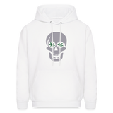 Skull BuckEYES Men's Hoodie - white