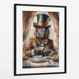 Whiskers in Wonderland - Custom Pet Portrait Framed