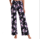 S-3XL Women Loose Yoga Pants Floral Print Wide Leg Trousers Long Stretch Pants Loose High Waist Trousers Sweatpants Harlan Pants