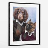 Bros - Custom Pet Portrait Framed