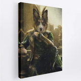 Loki- Custom Pet Portrait Canvas