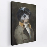 Dressed for Dinner - Custom Royal Pet Portrait Canvas