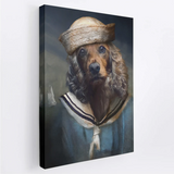 Hello Sailor - Custom Vintage Pet Portrait Canvas