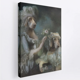 Misty & Jess - Custom Pet Portrait Canvas