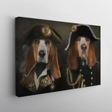 Admirals - Custom Pet Portrait Canvas