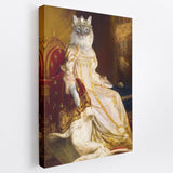 Coronation - Custom Royal Pet Portrait Canvas