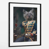 Count - Custom Royal Pet Portrait Framed