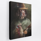 Countryman Clumber - Custom Canvas Portrait