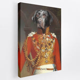 Edward - Custom Royal Pet Portrait Canvas