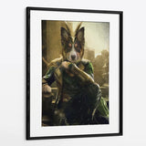 Loki - Custom Pet Portrait Framed