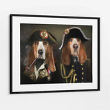 Admirals - Custom Pet Portrait Framed