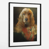 Harry - Custom Royal Pet Portrait Framed