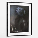 Lancelot - Custom Royal Pet Portrait Framed