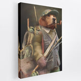 Leonard - Custom Vintage Pet Portrait Canvas