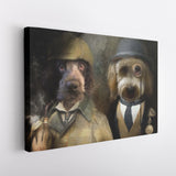 Sherlock and Watson - Custom Pet Portrait Canvas