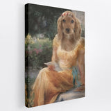 Waiting - Custom Royal Pet Portrait Canvas