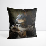 Watcher - Custom Royal Pet Portrait Cushion