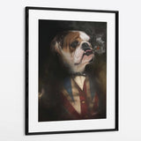 Winston - Custom Royal Pet Portrait Framed