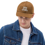 Ohio Against the World Embroidered Corduroy hat